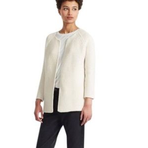 NWT French Connection Cream Cotton Link Cardigan